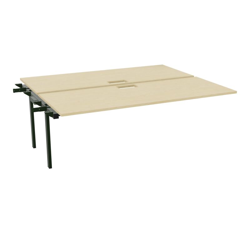 CONECT BUR BENCH SUI 200X165PERCE TRAPPE PIED FIXE RECT INTERMEDIAIRE + GOULOTTE N8 ST