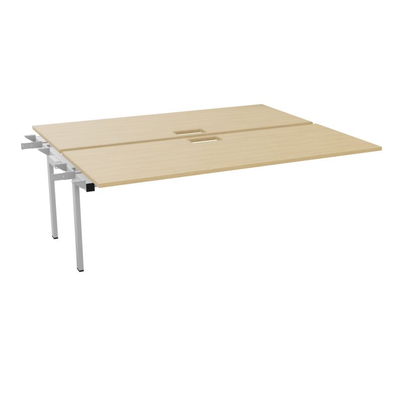 CONECT BUR BENCH SUI 200X165PERCE TRAPPE PIED FIXE RECT INTERMEDIAIRE + GOULOTTE   R1 SA