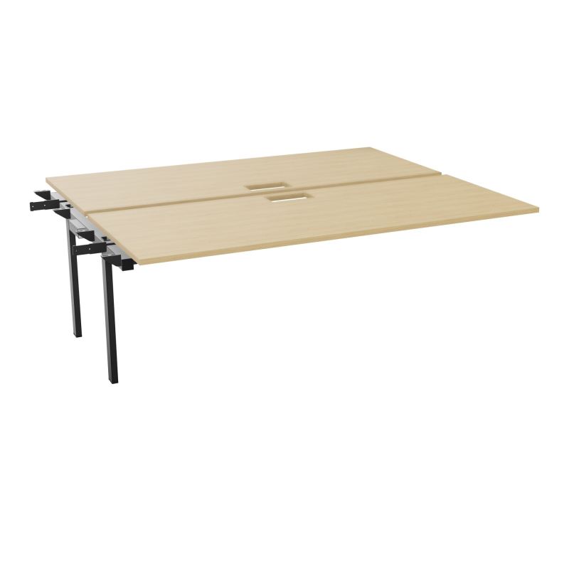 CONECT BUR BENCH SUI 200X165PERCE TRAPPE PIED FIXE RECT INTERMEDIAIRE + GOULOTTE   R1 SG
