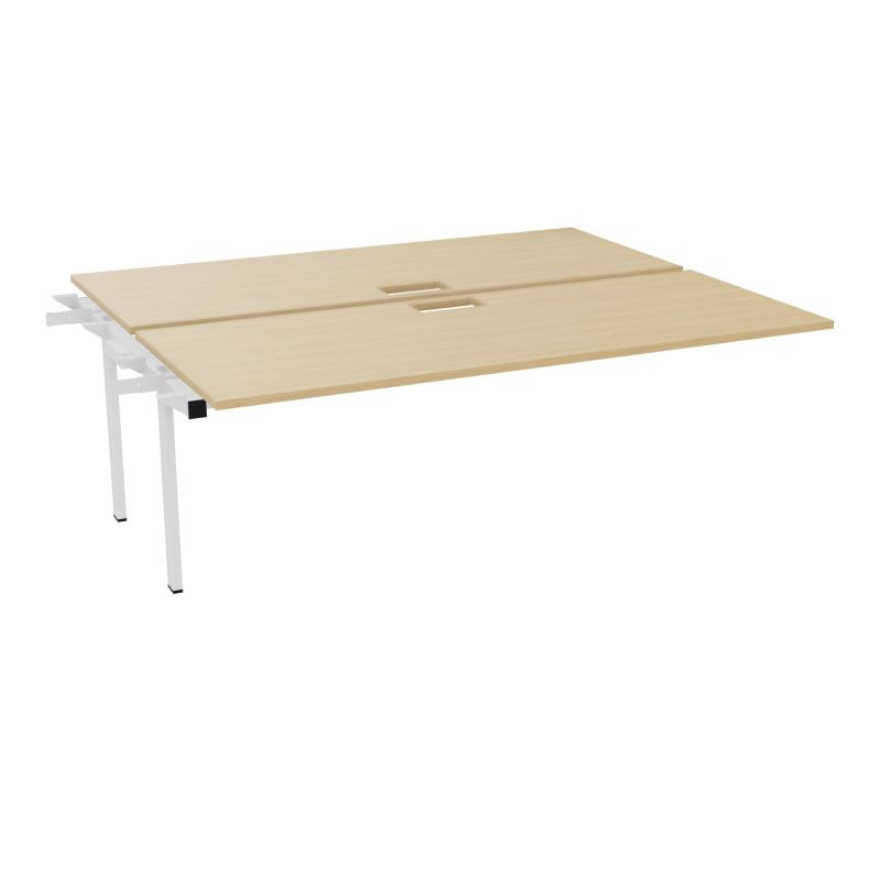 CONECT BUR BENCH SUI 200X165PERCE TRAPPE PIED FIXE RECT INTERMEDIAIRE + GOULOTTE   R1 SO
