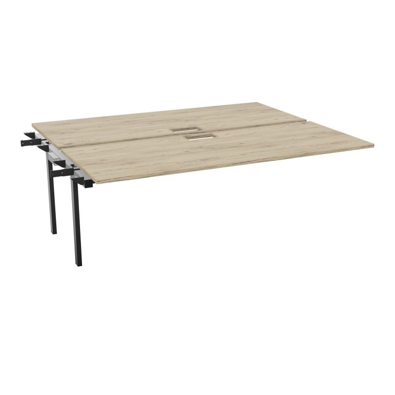 CONECT BUR BENCH SUI 200X165PERCE TRAPPE PIED FIXE RECT INTERMEDIAIRE + GOULOTTE R3 SG
