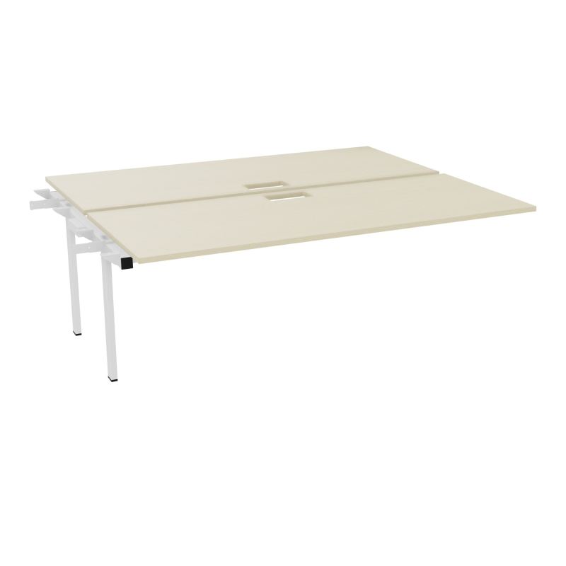 CONECT BUR BENCH SUI 200X165PERCE TRAPPE PIED FIXE RECT INTERMEDIAIRE + GOULOTTE R3 ST