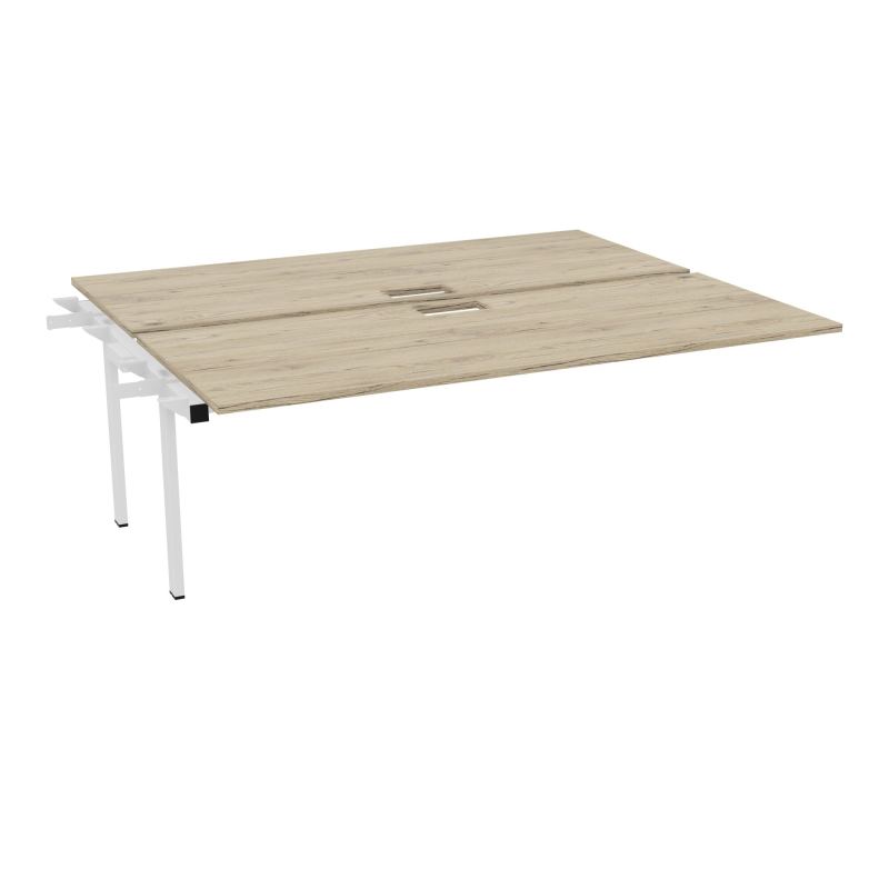 CONECT BUR BENCH SUI 200X165PERCE TRAPPE PIED FIXE RECT INTERMEDIAIRE + GOULOTTE R3 ZO