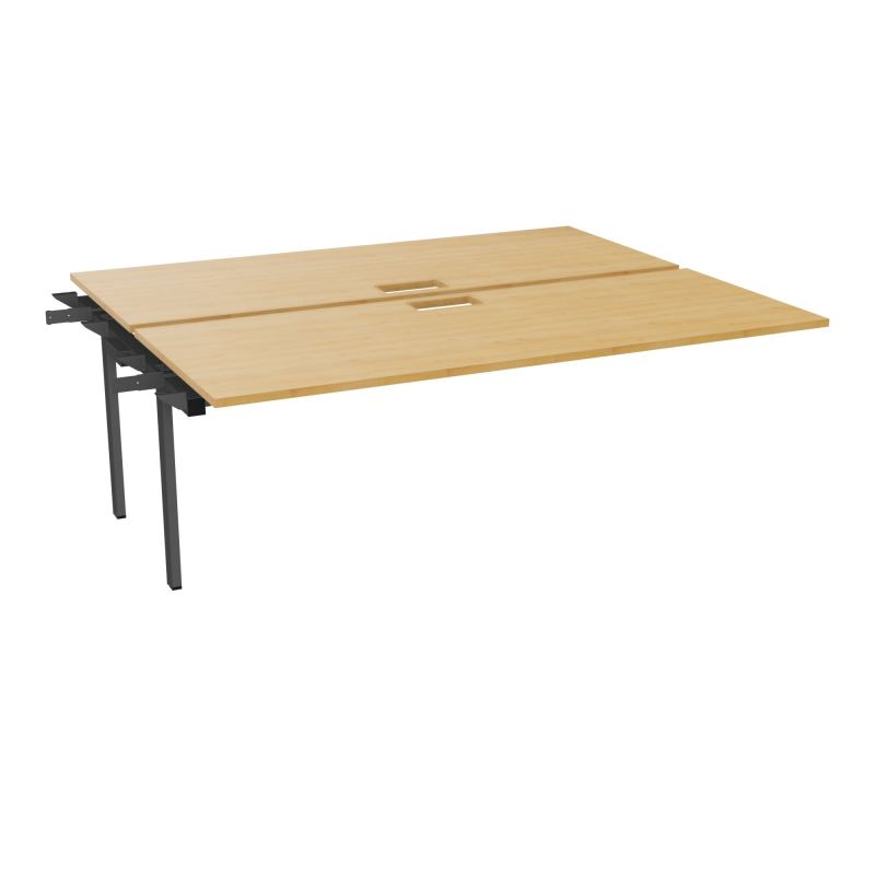 CONECT BUR BENCH SUI 200X165PERCE TRAPPE PIED FIXE RECT INTERMEDIAIRE + GOULOTTE   R5 SC