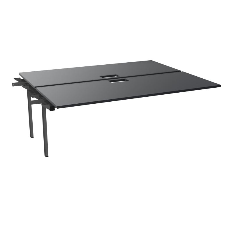 CONECT BUR BENCH SUI 200X165PERCE TRAPPE PIED FIXE RECT INTERMEDIAIRE + GOULOTTE   R9 SC
