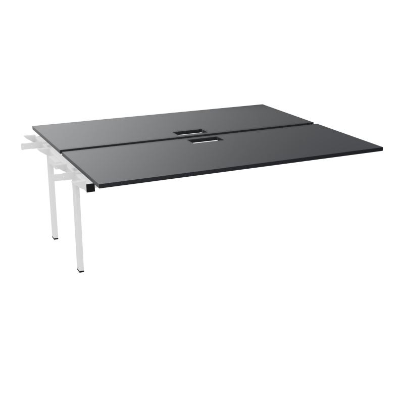 CONECT BUR BENCH SUI 200X165PERCE TRAPPE PIED FIXE RECT INTERMEDIAIRE + GOULOTTE   R9 ZO