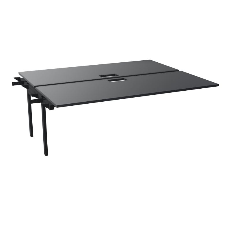 CONECT BUR BENCH SUI 200X165PERCE TRAPPE PIED FIXE RECT INTERMEDIAIRE + GOULOTTE   R9 ZP