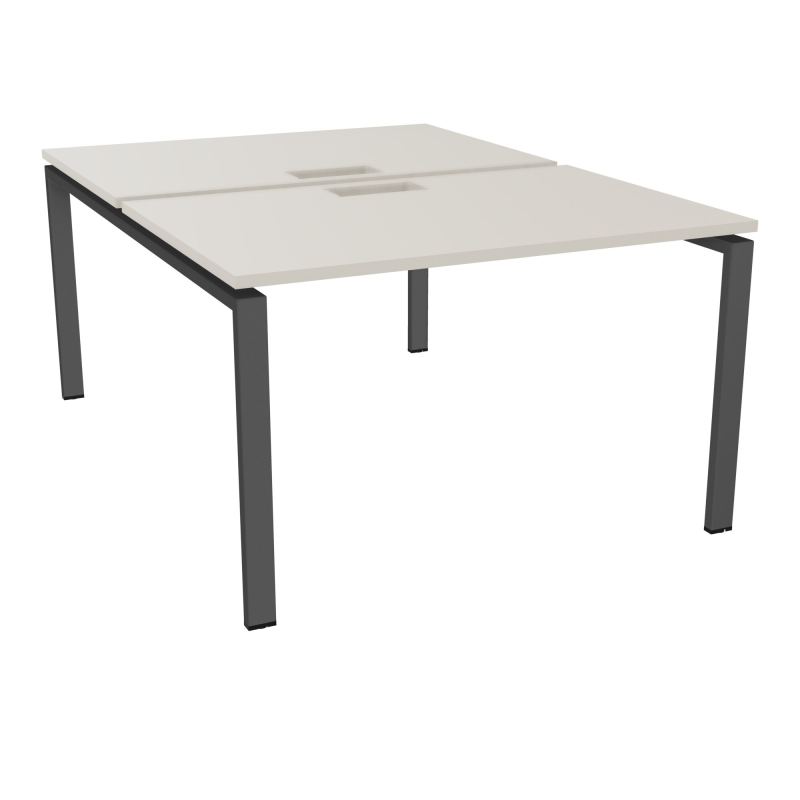 BENCH CONECT L120XP165CM-2 PLAT NS TRAPPES -PIET ARCHE RECT FX N5 SC