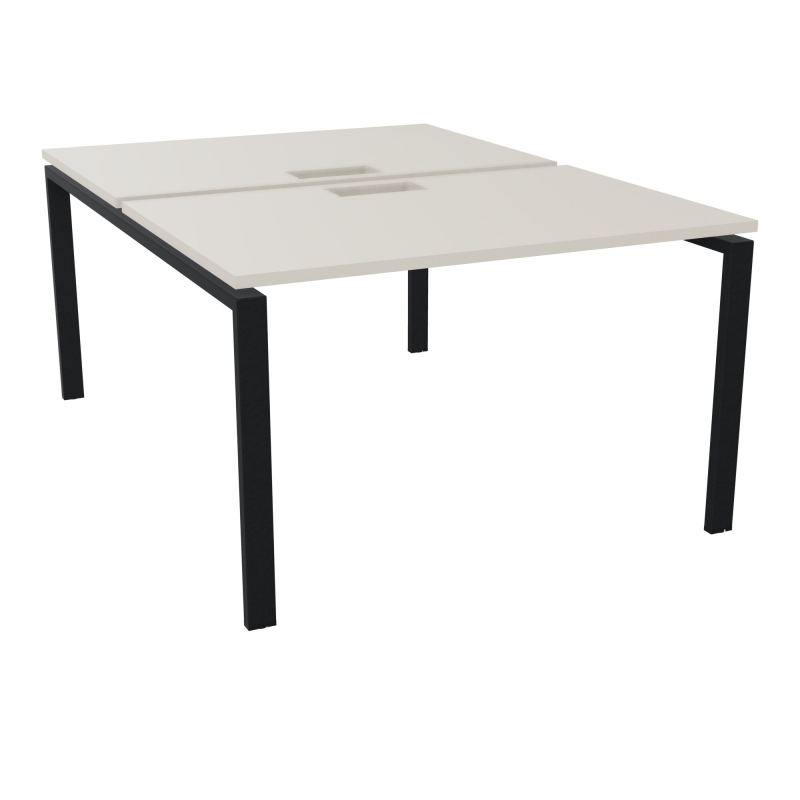 BENCH CONECT L120XP165CM-2 PLAT NS TRAPPES -PIET ARCHE RECT FX N5 ZP