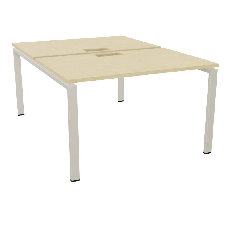 BENCH CONECT L120XP165CM-2 PLAT NS TRAPPES -PIET ARCHE RECT FX N8 ZC