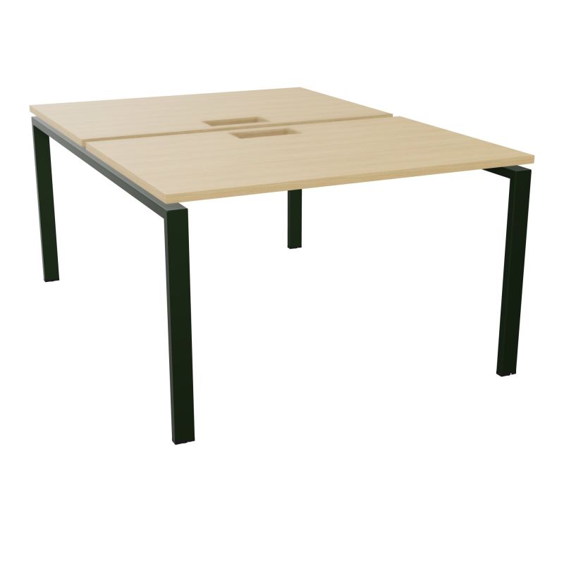 BENCH CONECT L120XP165CM-2 PLAT NS TRAPPES -PIET ARCHE RECT FX   R1 ST
