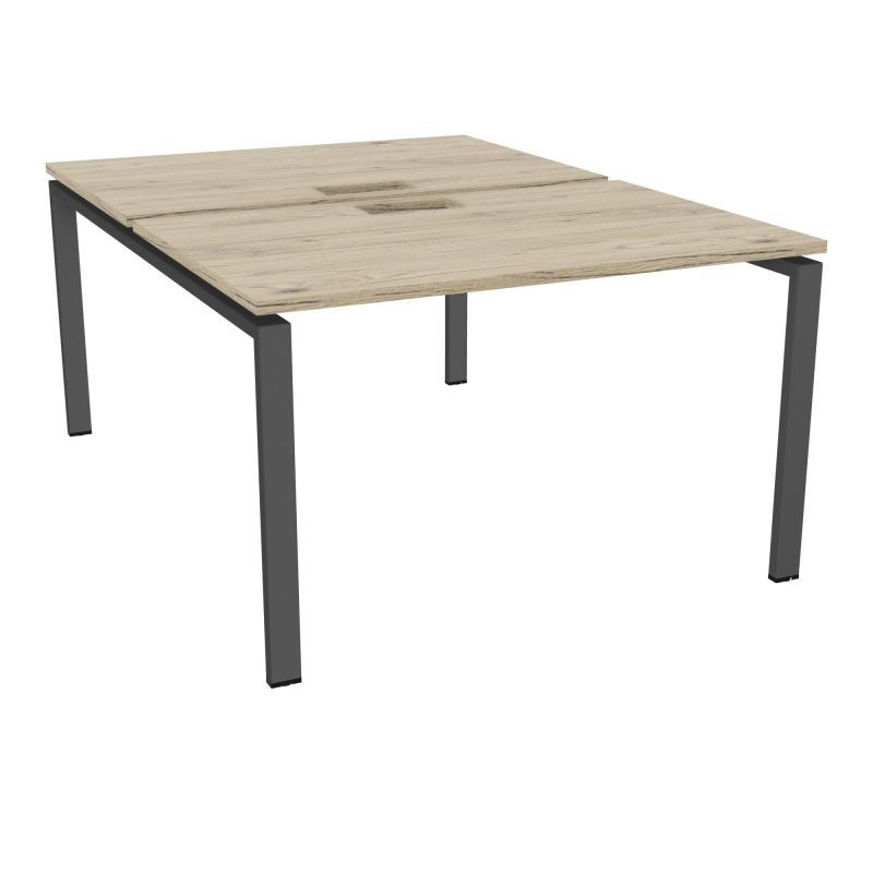 CONECT BENCH L120XP165CM-2 PLAT SANS TRAPPES R3-PIET ARCHE RECT FX SC