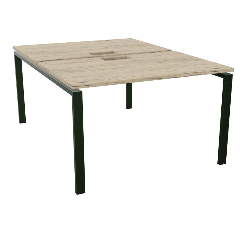 BENCH CONECT L120XP165CM-2 PLAT NS TRAPPES -PIET ARCHE RECT FX R3 ST