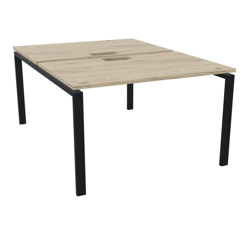 CONECT BENCH L120XP165CM-2 PLAT SANS TRAPPES R3-PIET ARCHE RECT FX ZP