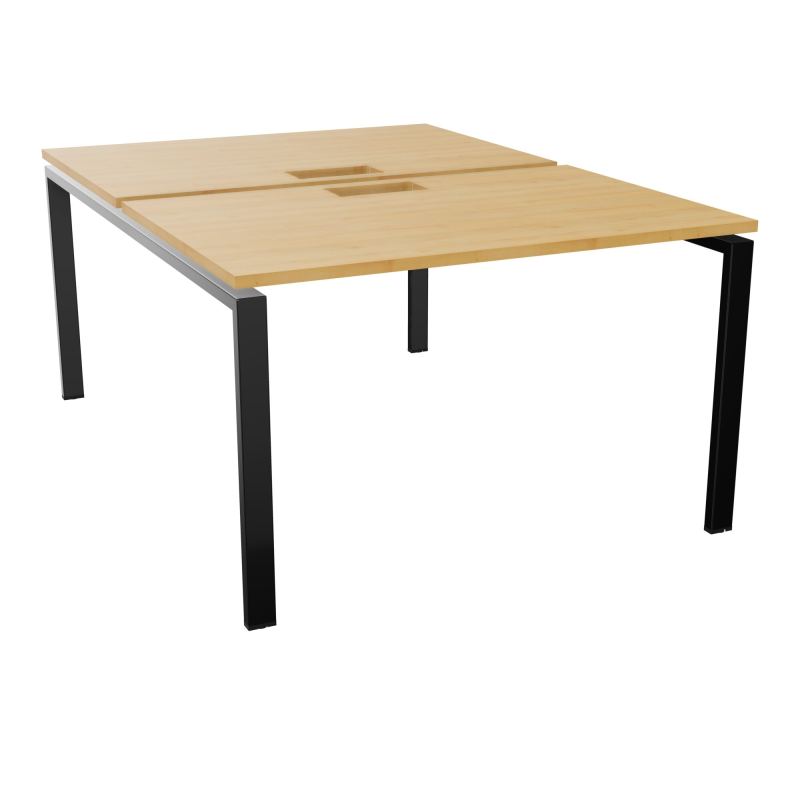 BENCH CONECT L120XP165CM-2 PLAT NS TRAPPES -PIET ARCHE RECT FX   R5 SG