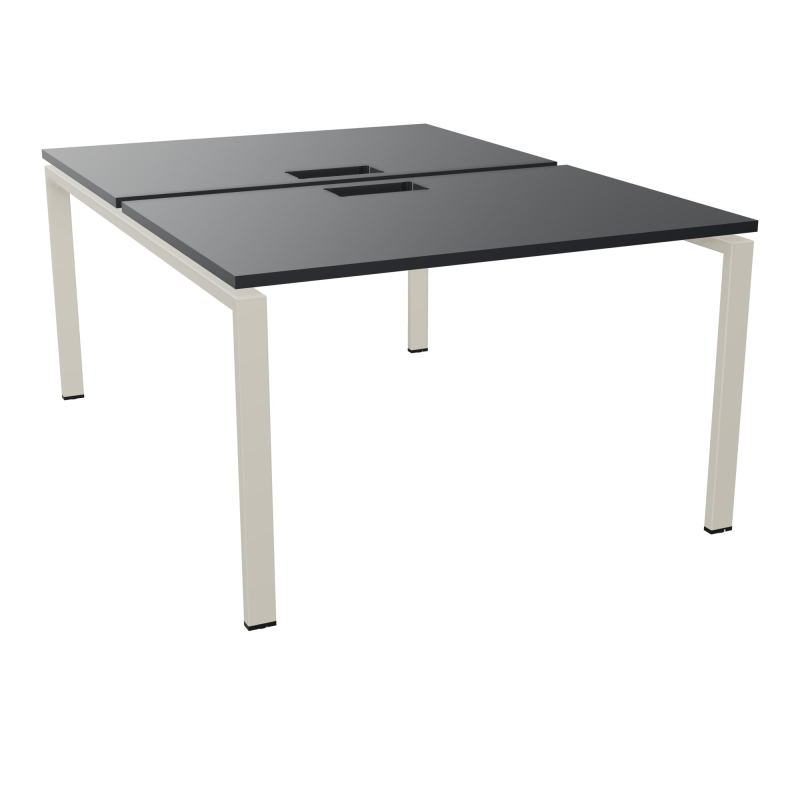 BENCH CONECT L120XP165CM-2 PLAT NS TRAPPES -PIET ARCHE RECT FX   R9 ZC