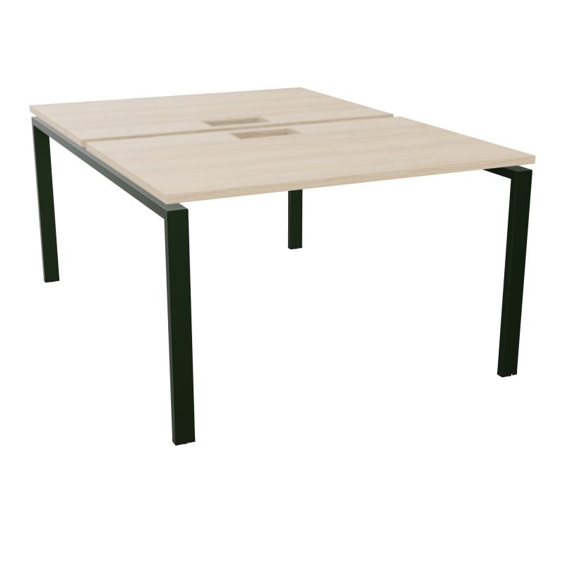 BENCH CONECT L120XP165CM-2 PLAT NS TRAPPES -PIET ARCHE RECT FX RZ ST