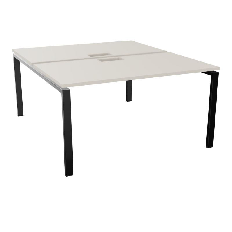 BENCH CONECT L140XP165CM-2 PLAT NS TRAPPES -PIET ARCHE RECT FX N5 SG