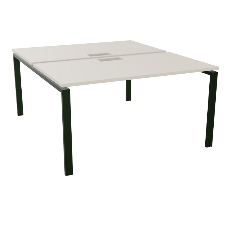 BENCH CONECT L140XP165CM-2 PLAT NS TRAPPES -PIET ARCHE RECT FX N5 ST
