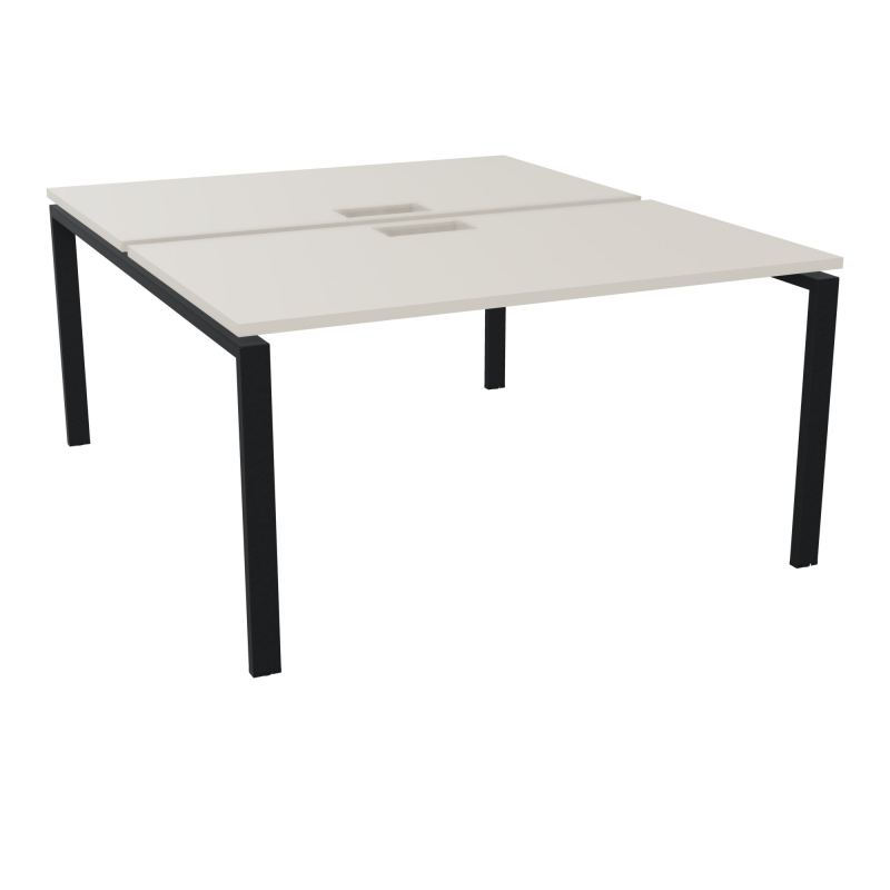 BENCH CONECT L140XP165CM-2 PLAT NS TRAPPES -PIET ARCHE RECT FX N5 ZP