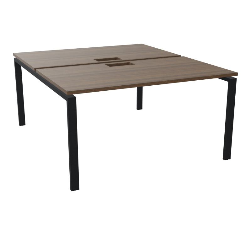 BENCH CONECT L140XP165CM-2 PLAT NS TRAPPES -PIET ARCHE RECT FX N6 ZP