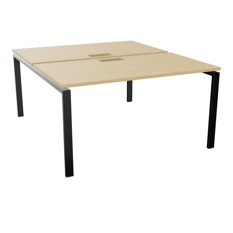 BENCH CONECT L140XP165CM-2 PLAT NS TRAPPES -PIET ARCHE RECT FX   R1 SG