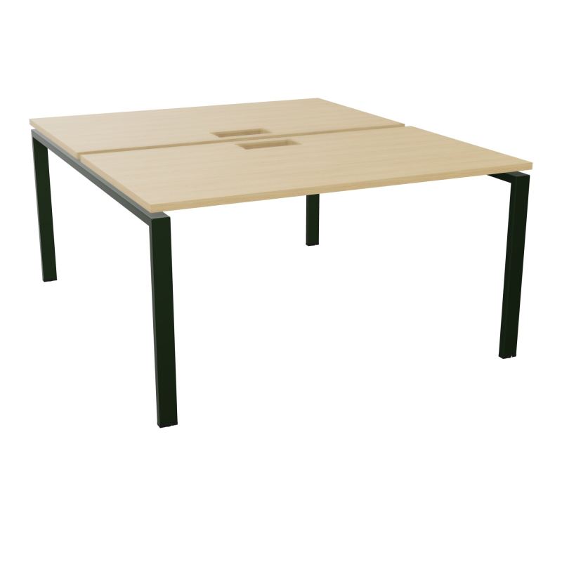 BENCH CONECT L140XP165CM-2 PLAT NS TRAPPES -PIET ARCHE RECT FX   R1 ST