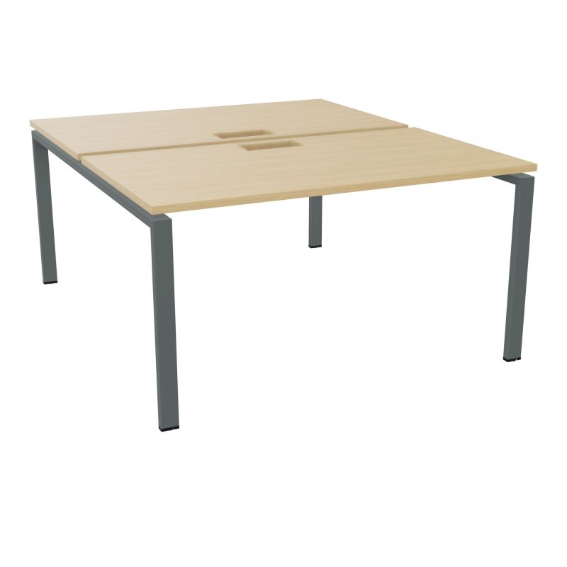 BENCH CONECT L140XP165CM-2 PLAT NS TRAPPES -PIET ARCHE RECT FX   R1 SU