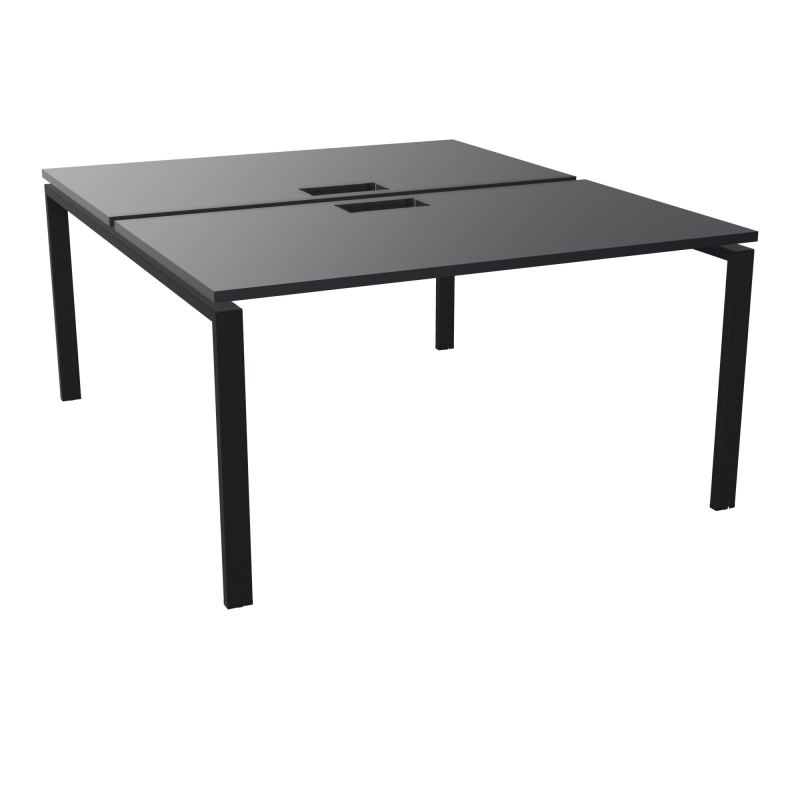 BENCH CONECT L140XP165CM-2 PLAT NS TRAPPES -PIET ARCHE RECT FX   R9 ZP