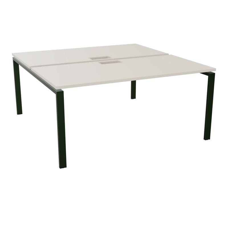 BENCH CONECT L160XP165CM-2 PLAT NS TRAPPES -PIET ARCHE RECT FX N5 ST