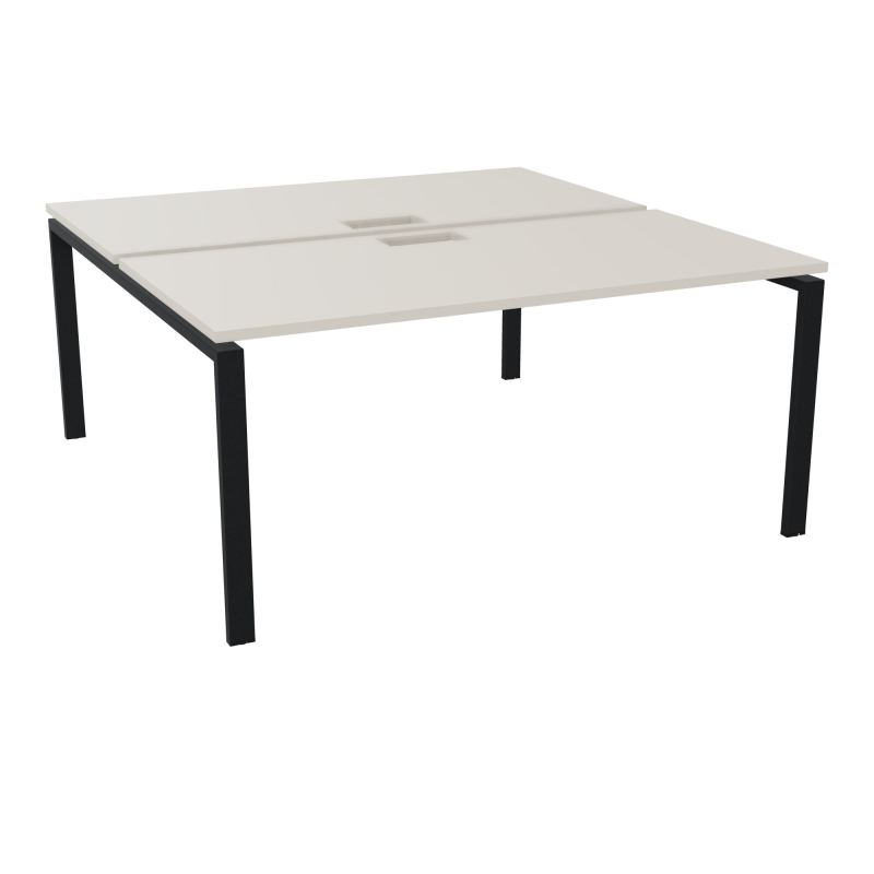 BENCH CONECT L160XP165CM-2 PLAT NS TRAPPES -PIET ARCHE RECT FX N5 ZP