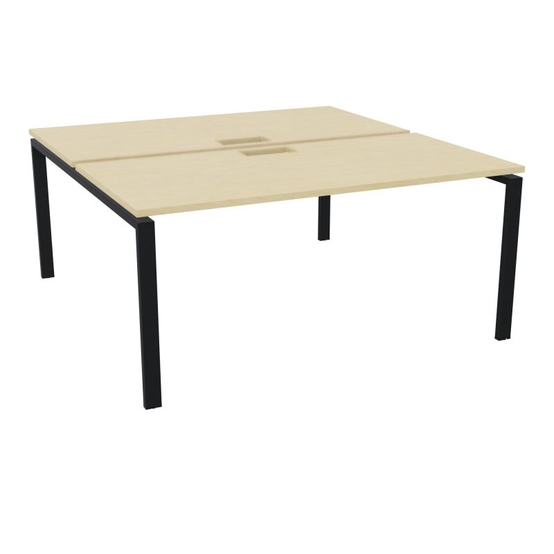 BENCH CONECT L160XP165CM-2 PLAT NS TRAPPES -PIET ARCHE RECT FX N8 ZP