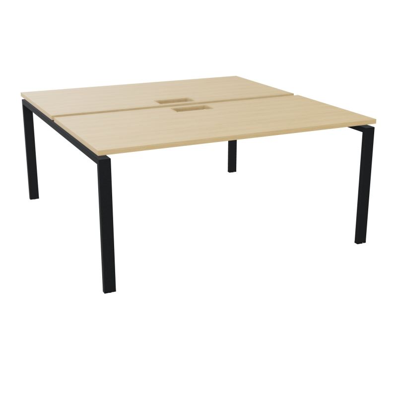 BENCH CONECT L160XP165CM-2 PLAT NS TRAPPES -PIET ARCHE RECT FX   R1 ZP
