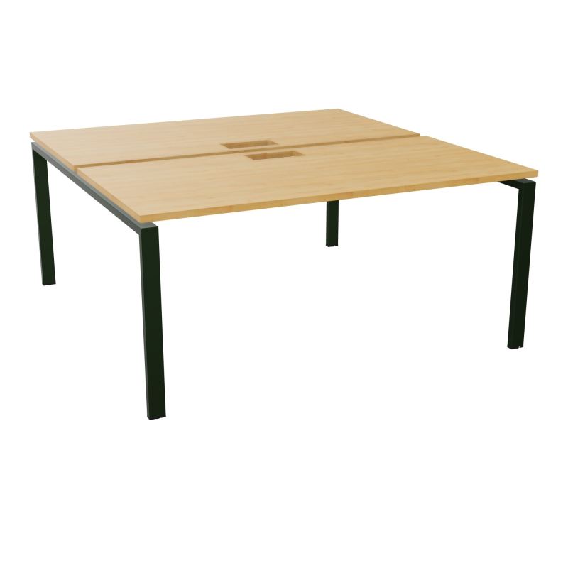 BENCH CONECT L160XP165CM-2 PLAT NS TRAPPES -PIET ARCHE RECT FX   R5 ST