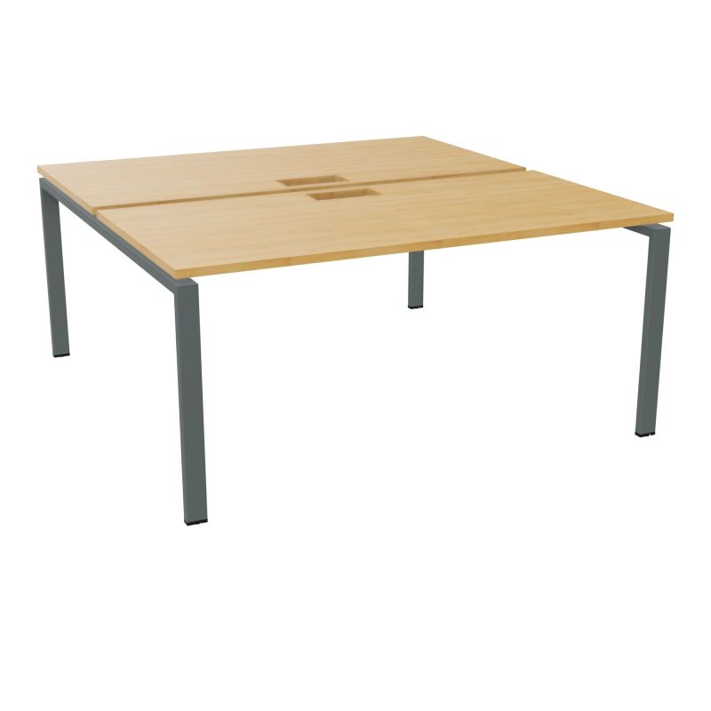 BENCH CONECT L160XP165CM-2 PLAT NS TRAPPES -PIET ARCHE RECT FX   R5 SU