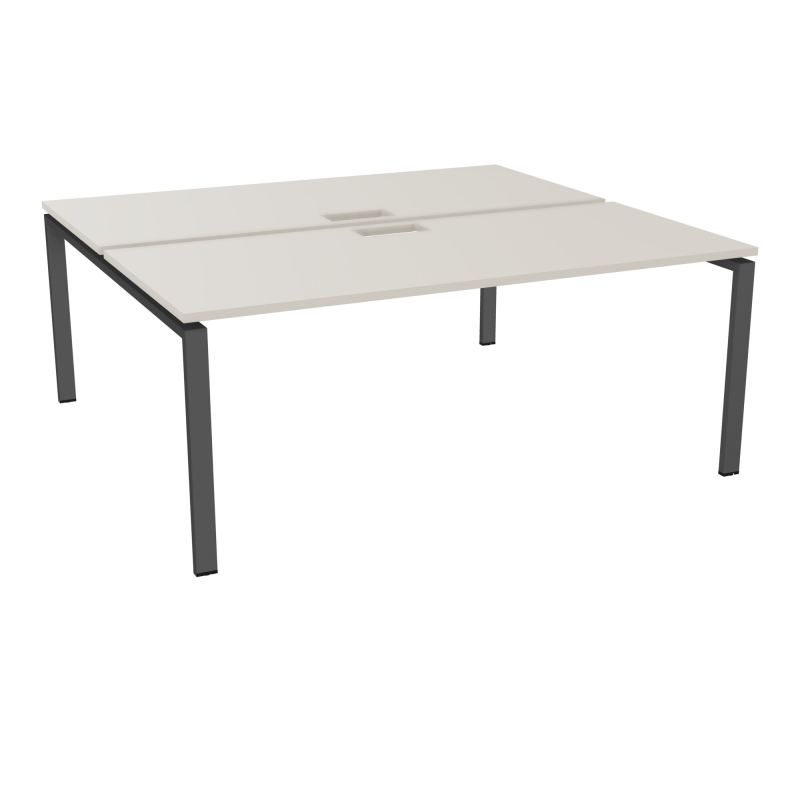BENCH CONECT L180XP165CM-2 PLAT NS TRAPPES -PIET ARCHE RECT FX N5 SC