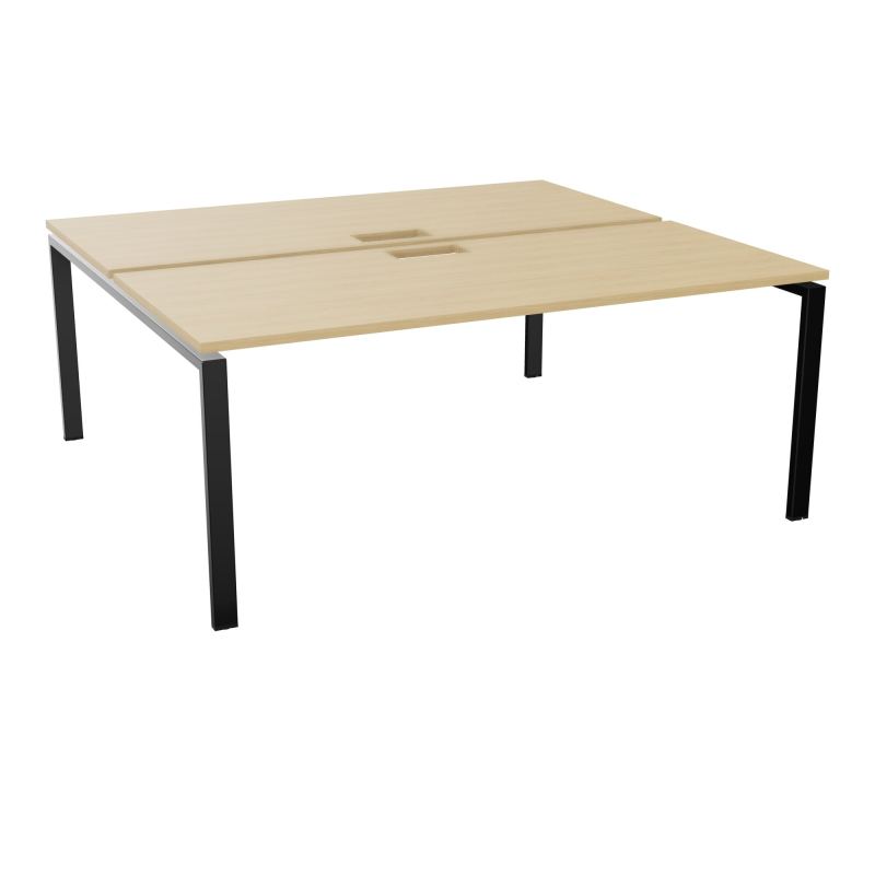 BENCH CONECT L180XP165CM-2 PLAT NS TRAPPES -PIET ARCHE RECT FX   R1 SG