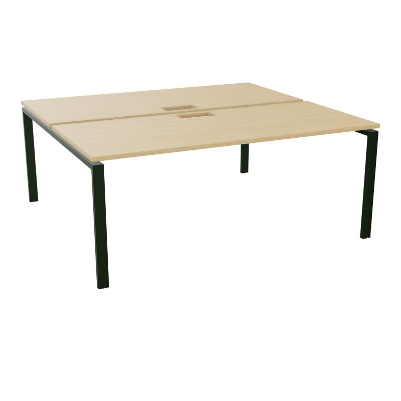 BENCH CONECT L180XP165CM-2 PLAT NS TRAPPES -PIET ARCHE RECT FX   R1 ST