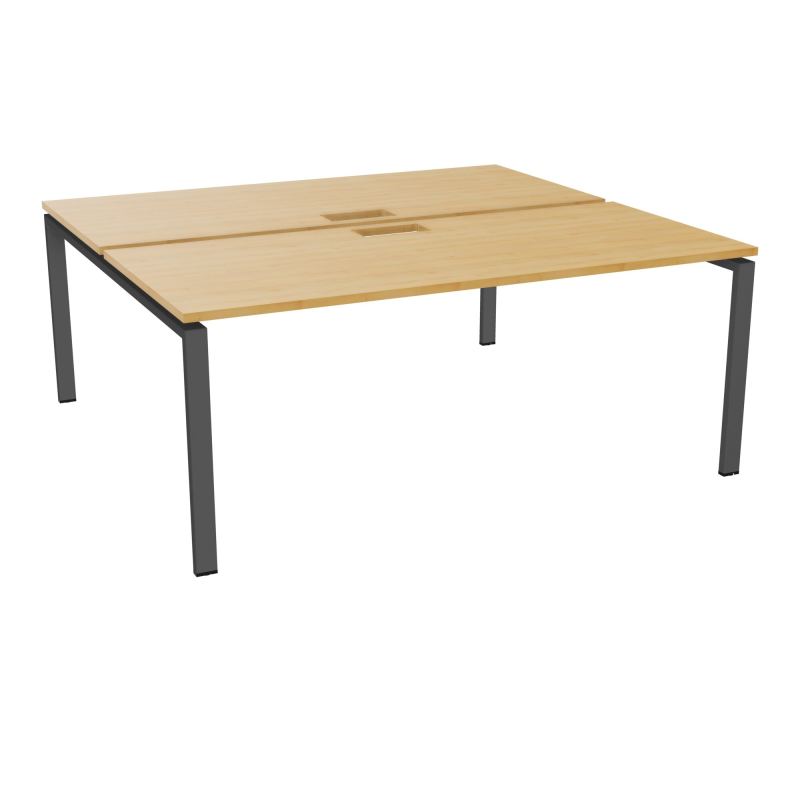 BENCH CONECT L180XP165CM-2 PLAT NS TRAPPES -PIET ARCHE RECT FX   R5 SC