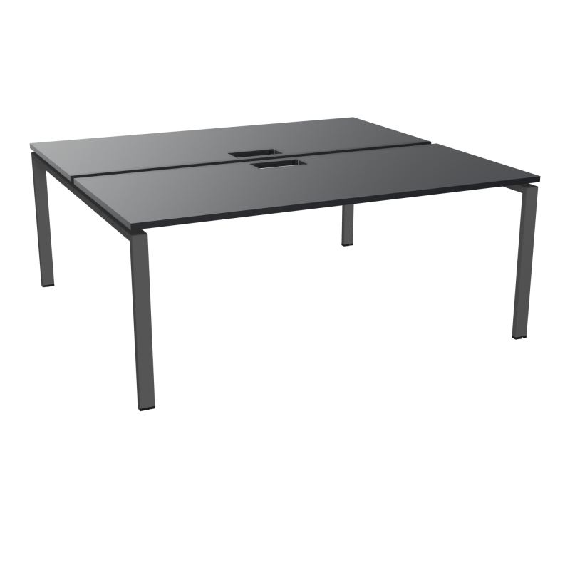 BENCH CONECT L180XP165CM-2 PLAT NS TRAPPES -PIET ARCHE RECT FX   R9 SC