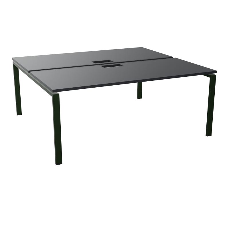 BENCH CONECT L180XP165CM-2 PLAT NS TRAPPES -PIET ARCHE RECT FX   R9 ST