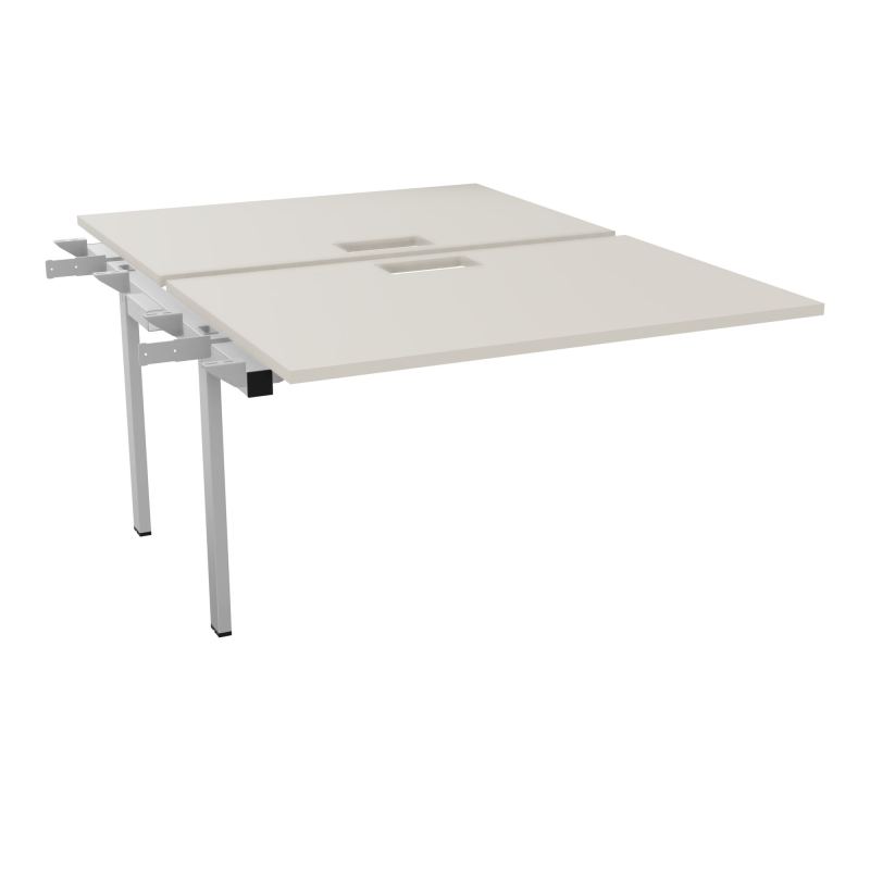 BENCH SUIVANT CONECT L120XP165CM-2 PLAT EP25MM NS TRAPPES -PIET INTERM. CARRE N5 SA
