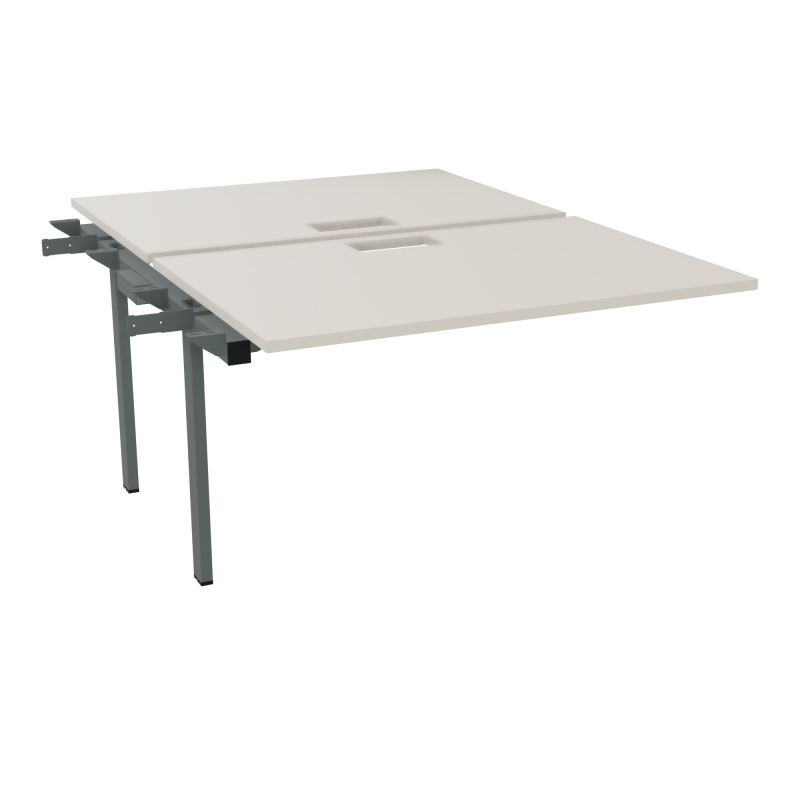 BENCH SUIVANT CONECT L120XP165CM-2 PLAT EP25MM NS TRAPPES -PIET INTERM. CARRE N5 SU