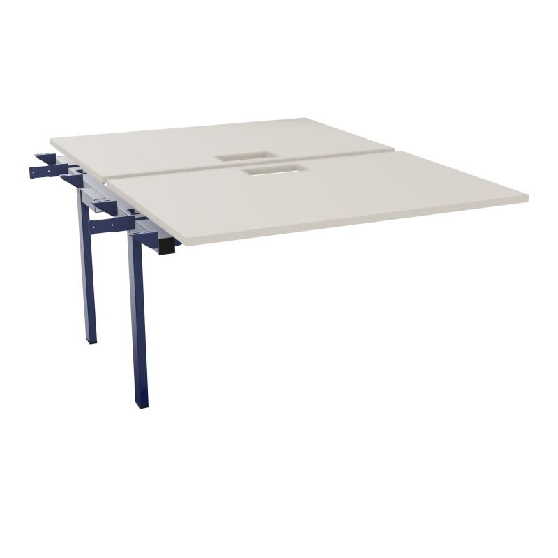 BENCH SUIVANT CONECT L120XP165CM-2 PLAT EP25MM NS TRAPPES -PIET INTERM. CARRE N5 X4