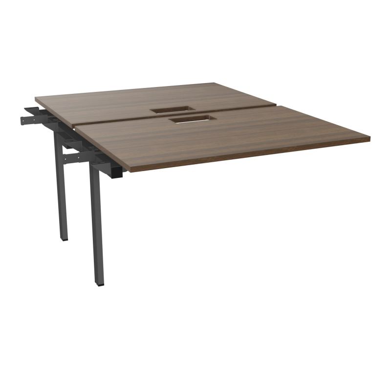 BENCH SUIVANT CONECT L120XP165CM-2 PLAT EP25MM NS TRAPPES -PIET INTERM. CARRE N6 SC