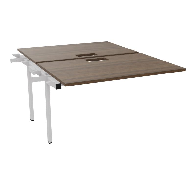 BENCH SUIVANT CONECT L120XP165CM-2 PLAT EP25MM NS TRAPPES -PIET INTERM. CARRE N6 SD