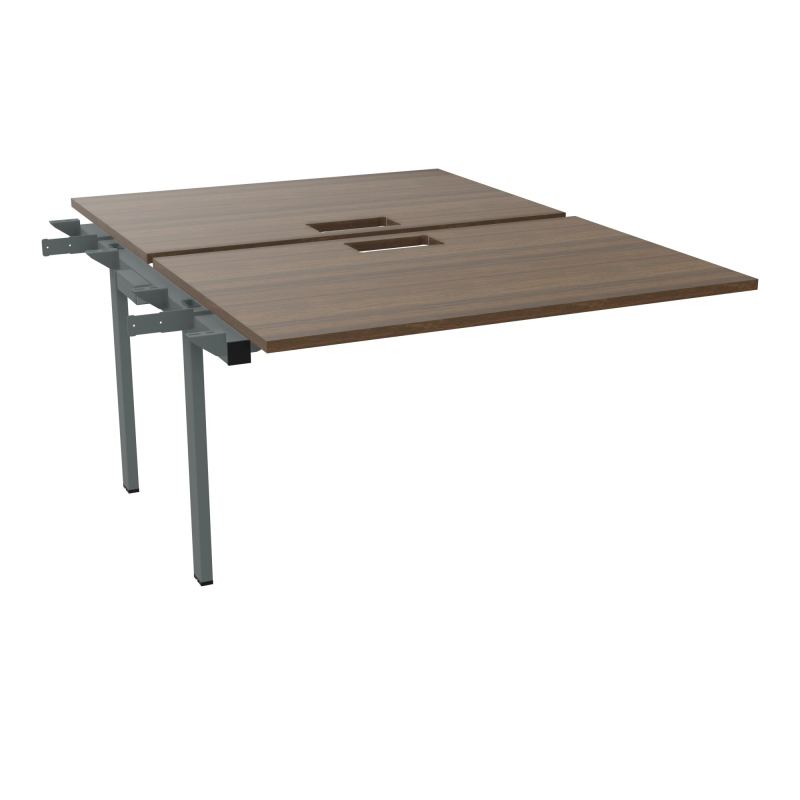 BENCH SUIVANT CONECT L120XP165CM-2 PLAT EP25MM NS TRAPPES -PIET INTERM. CARRE N6 SU
