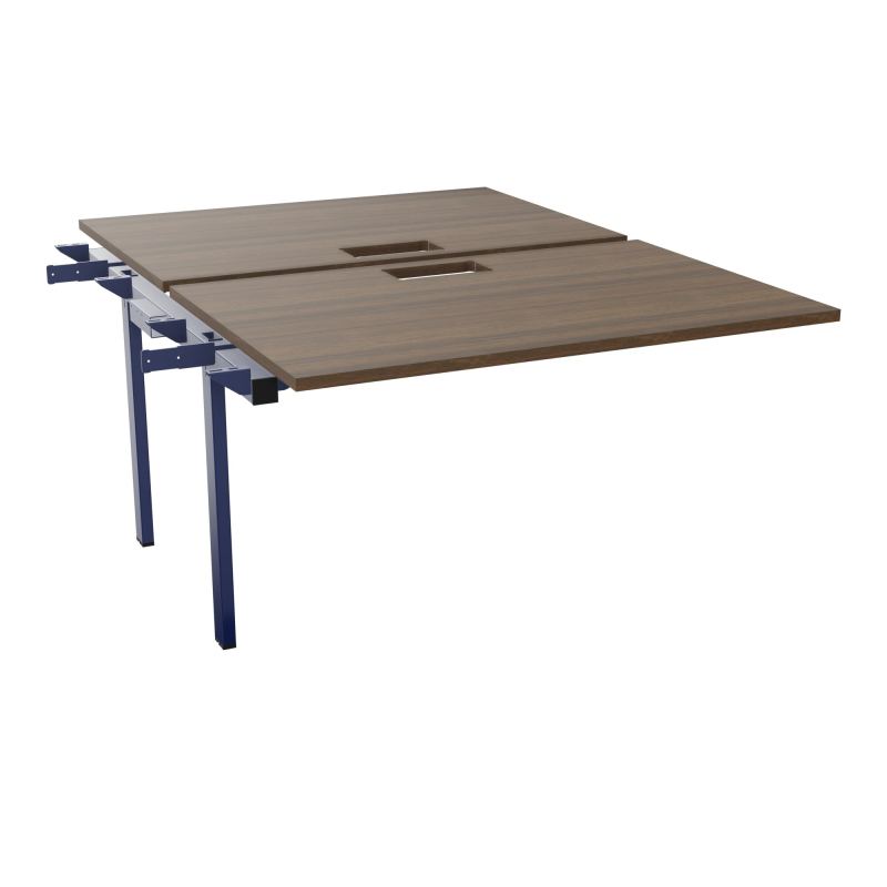 BENCH SUIVANT CONECT L120XP165CM-2 PLAT EP25MM NS TRAPPES -PIET INTERM. CARRE N6 X4