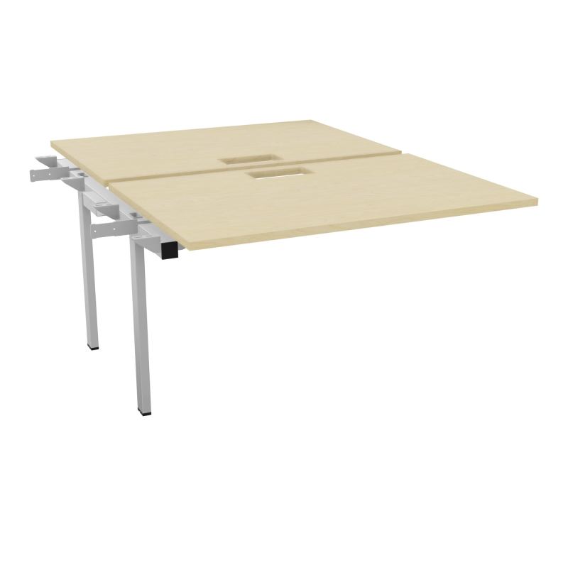 BENCH SUIVANT CONECT L120XP165CM-2 PLAT EP25MM NS TRAPPES -PIET INTERM. CARRE N8 SA