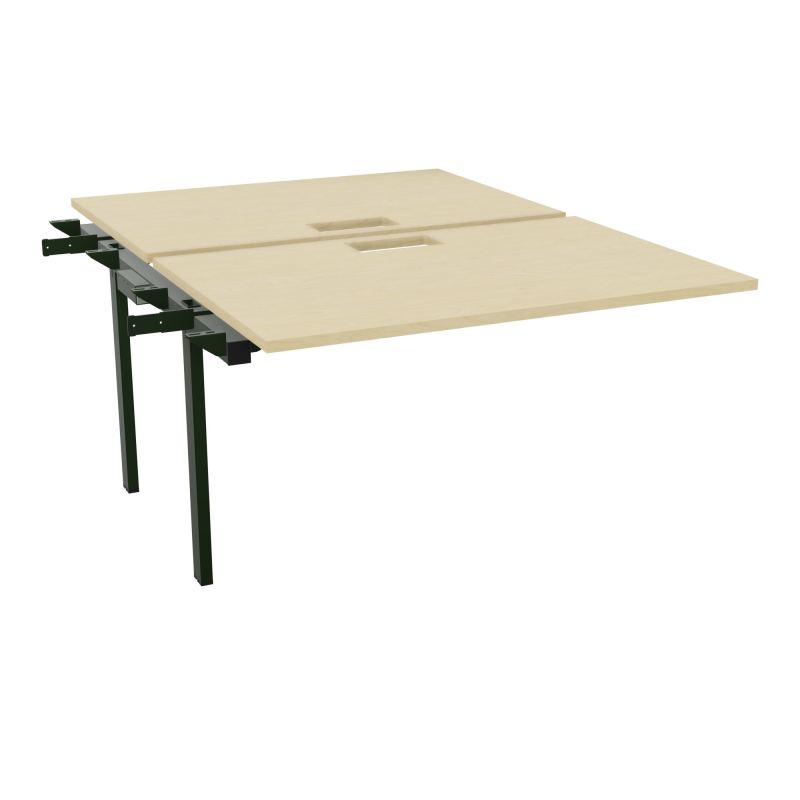 BENCH SUIVANT CONECT L120XP165CM-2 PLAT EP25MM NS TRAPPES -PIET INTERM. CARRE N8 ST